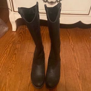 Black Cow Girl Boots 6